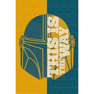 Star Wars The Mandalorian - Half/Half plakát standard