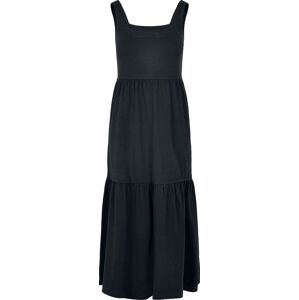 Urban Classics Dámské, dlouhé, letní šaty Valance Maxi šaty černá