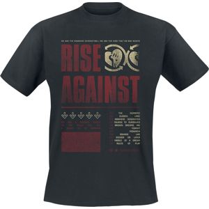 Rise Against Credible Threat Tričko černá
