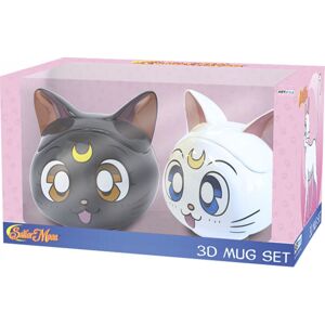 Sailor Moon Luna and Artemis - Moon Cats Hrnek vícebarevný