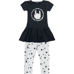 EMP Stage Collection Kleid mit Leggings detské šaty cerná/šedá