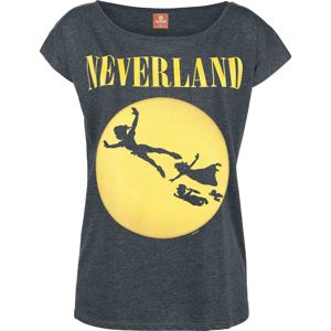 Peter Pan Neverland Dámské tričko tmavě prošedivělá