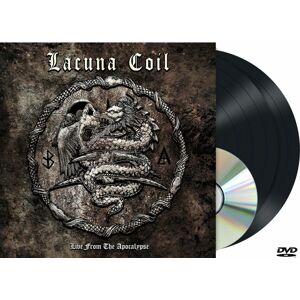 Lacuna Coil Live from the apocalypse 2-LP & DVD černá
