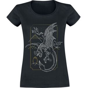 Harry Potter Dragon Dámské tričko černá