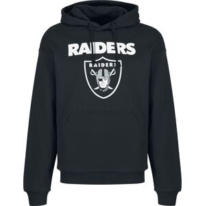 Recovered Clothing NFL Raiders Logo Mikina s kapucí černá