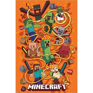 Minecraft Wirbel plakát vícebarevný