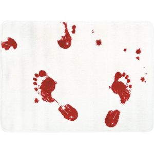 Bloodbath koupelnová rohož šedobílá