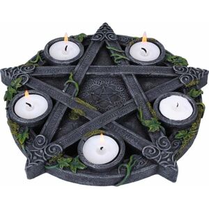Nemesis Now Stojan na čajovou svíčku Wiccan Pentagram svícen na cajové svícky standard
