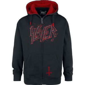 Slayer EMP Signature Collection Mikina s kapucí na zip cerná/cervená
