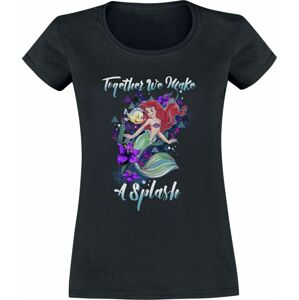 Ariel - Malá mořská víla Splash! Dámské tričko černá