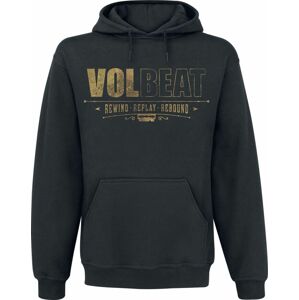 Volbeat Big Letters Mikina s kapucí černá