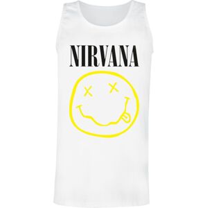 Nirvana Yellow Logo Tank top bílá