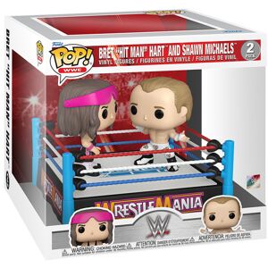 WWE Balení 2 vinylových figurek Bret Hit Man Hart and Shawn Michaels (POP! Moment) Sberatelská postava standard