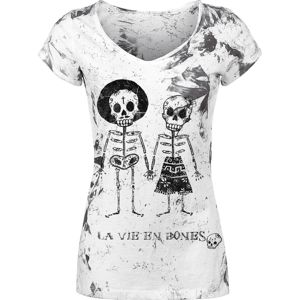 Outer Vision Skeleton Lovers Dámské tričko bílá
