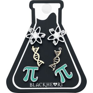Blackheart Science sada náušnic vícebarevný