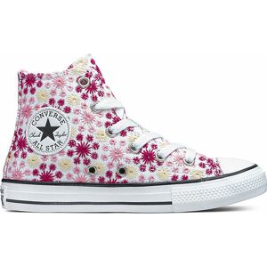 Converse Chuck Taylor All Star - Pink Flowers dětské boty bílá/ružová