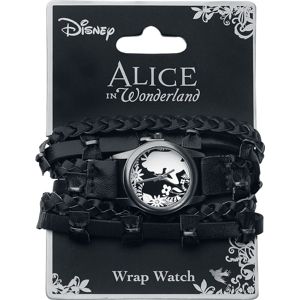 Alice in Wonderland Flower Alice Náramkové hodinky černá