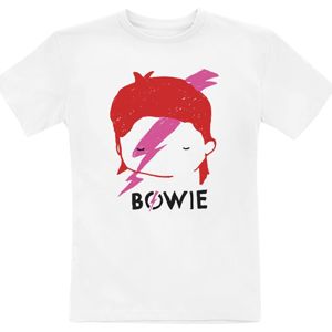 David Bowie Kids - Lightning Bolt Sketch detské tricko bílá