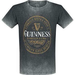 Guinness Logo Tričko tmavě šedá