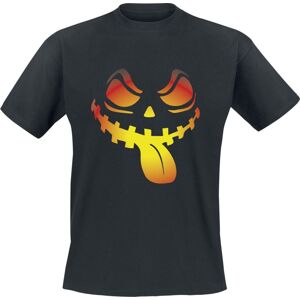 Zábavné tričko Evil Halloween Pumpkin Tričko černá