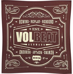 Volbeat Rewind, replay, rebound Bandana - malý šátek červená