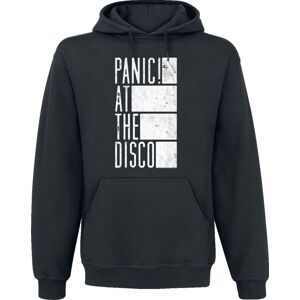 Panic! At The Disco Block Text Mikina s kapucí černá