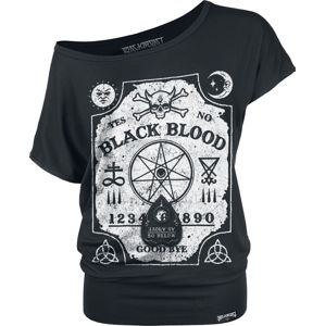 Black Blood by Gothicana Witchboard Dámské tričko černá