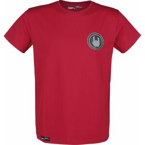 EMP Basic Collection Rotes T-Shirt mit Rundhalsausschnitt Tričko červená