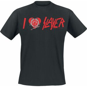 Slayer I Heart Slayer Pentagram Tričko černá