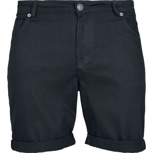 Urban Classics Slim fit denimové šortky s 5 kapsami Kraťasy černá