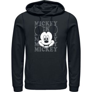 Mickey & Minnie Mouse Mickey - Face Mikina s kapucí černá
