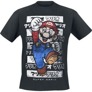 Super Mario Mario - Kanto Tričko černá