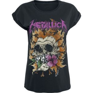 Metallica Flower Skull Dámské tričko černá