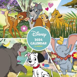 Disney Classics Kalendář na zeď 2024 Nástenný kalendář vícebarevný