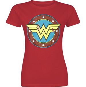 Wonder Woman Logo dívcí tricko červená