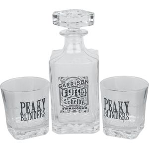 Peaky Blinders - Gangs Of Birmingham Sada s karafou souprava sklenic na whisky transparentní