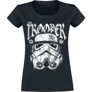Star Wars The Trooper dívcí tricko černá