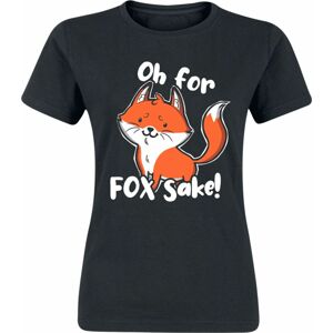 Tierisch Fox Sake Dámské tričko černá