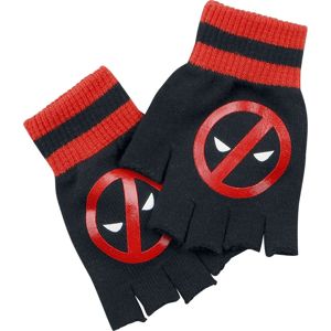 Deadpool Logo rukavice cerná/cervená