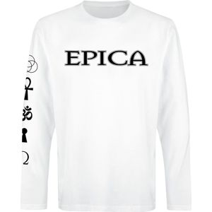 Epica Symbols Tričko s dlouhým rukávem bílá