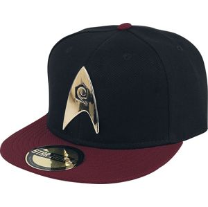 Star Trek Emblem kšiltovka cerná/cervená