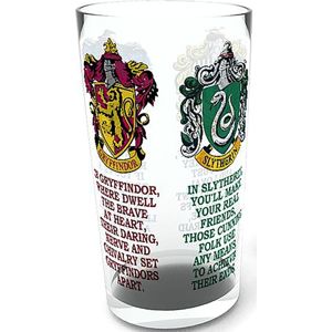 Harry Potter House Crests Hrnek s potiskem transparentní