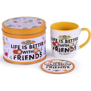 Friends Life Is Better With Friends - Geschenk-Set Fan balícek vícebarevný