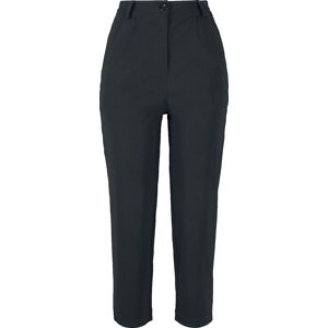 Urban Classics Dámské cropped kalhoty s vysokým pasem Dívčí kalhoty černá