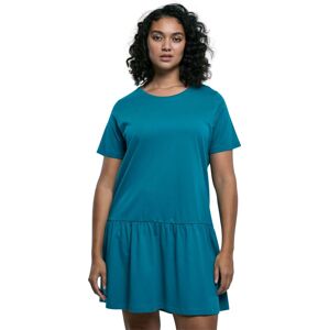 Urban Classics Dámské tričkové šaty Valance Šaty zelená
