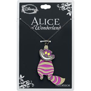 Alice in Wonderland Movable Cheshire Cat Náhrdelník - řetízek růžová