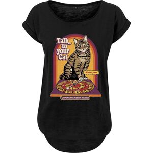 Steven Rhodes Talk To Your Cat Dámské tričko černá