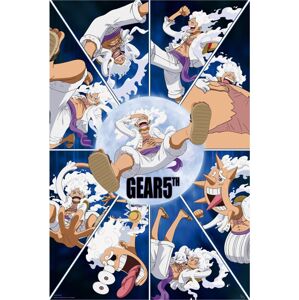 One Piece Gear 5th Looney plakát vícebarevný