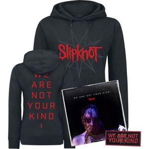 Slipknot We Are Not Your Kind CD & nášivka & dámská mikina s kapucí standard