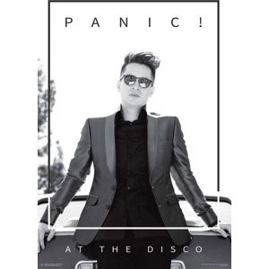 Panic! At The Disco Brendon Urie plakát cerná/bílá